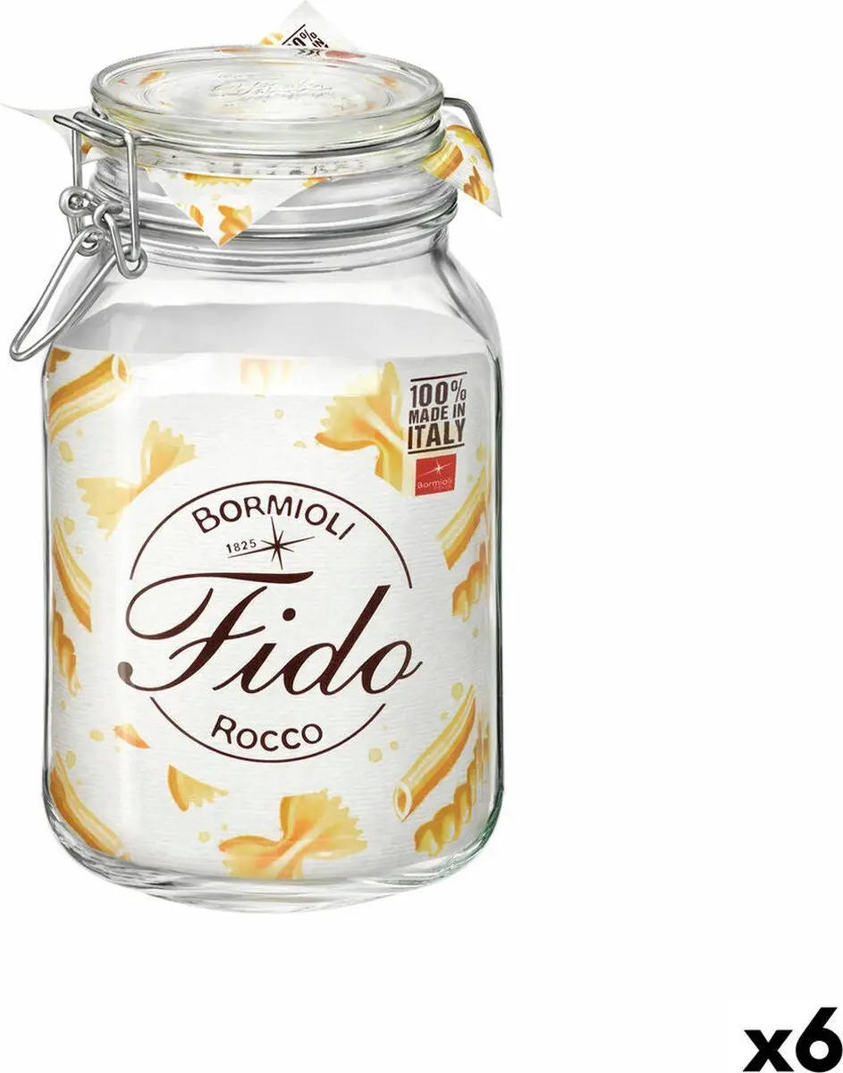 Bormioli Rocco Fido 2L Weckpot - Transparant