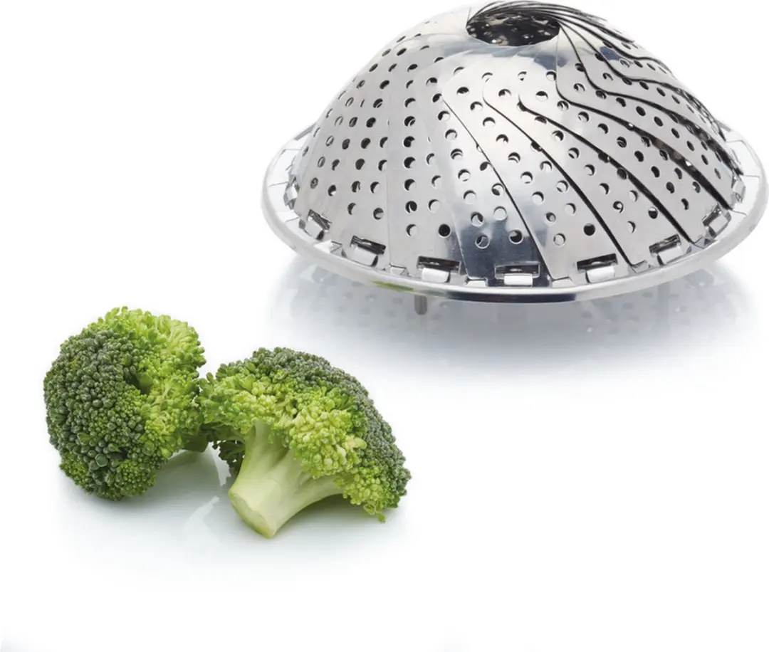 KitchenCraft Stoommand 23cm - Zilver