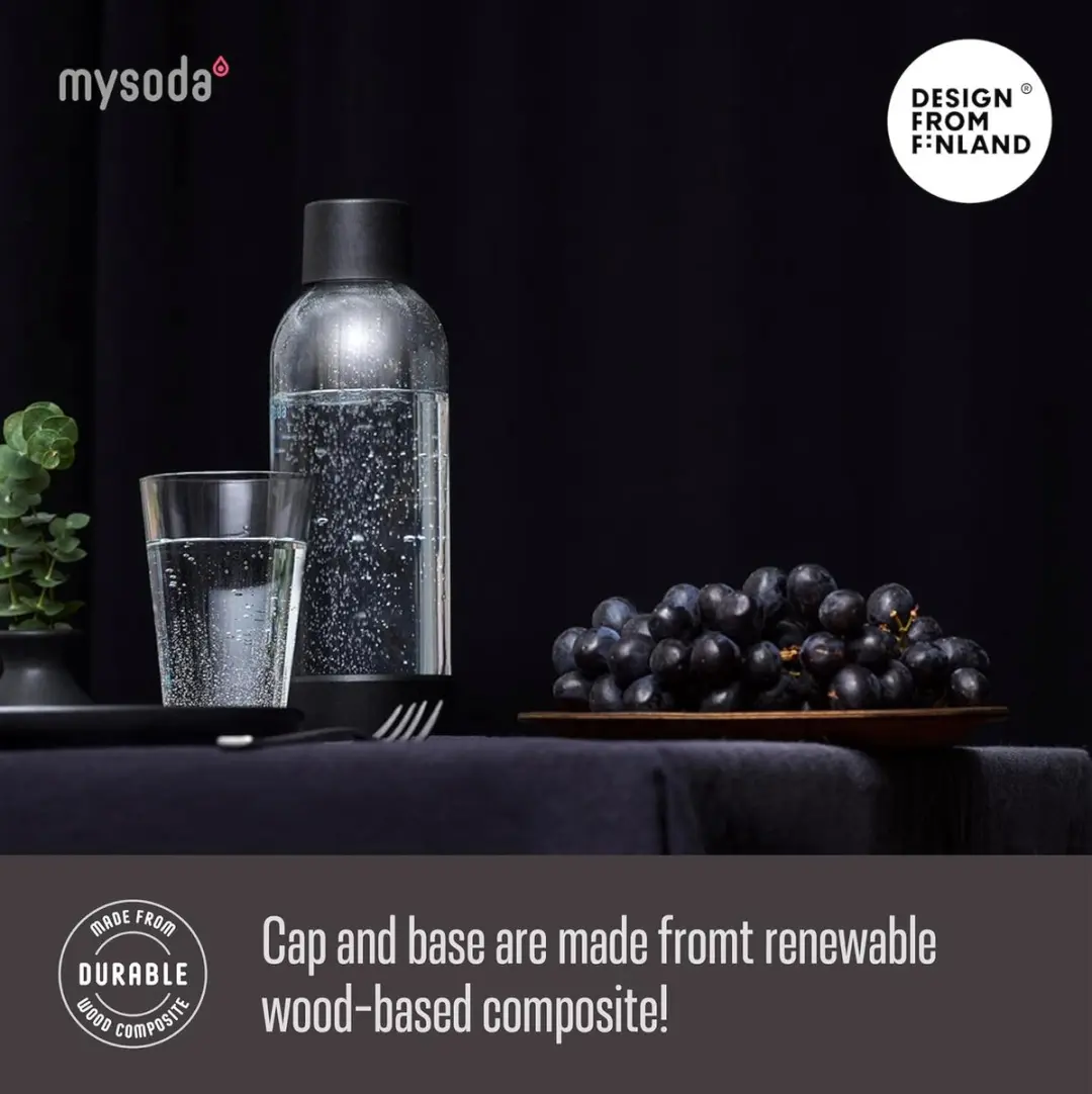 Mysoda Herbruikbare Flessen 1L - Set van 2