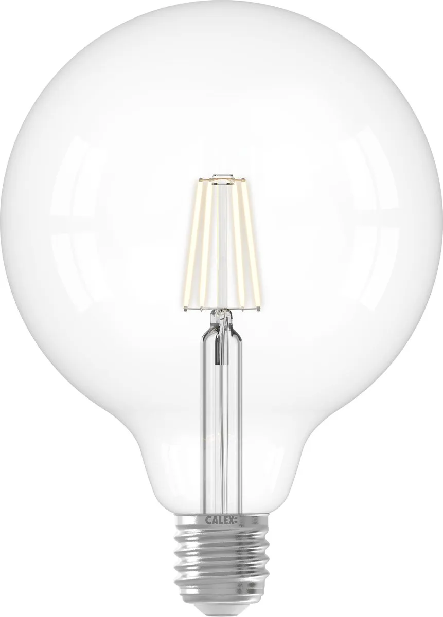 Calex LED-lamp E27 4,5W Warmwit 2700K - Helder glas - afbeelding 3 van 5