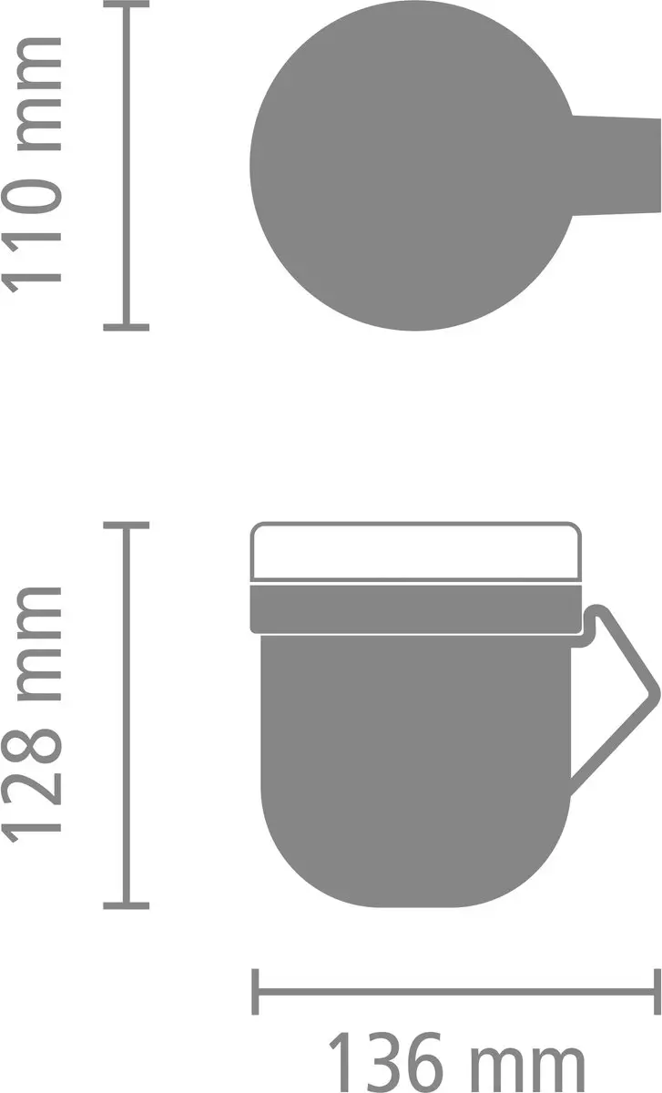 Brabantia Make & Take Soepbeker 600ml - Soft Beige