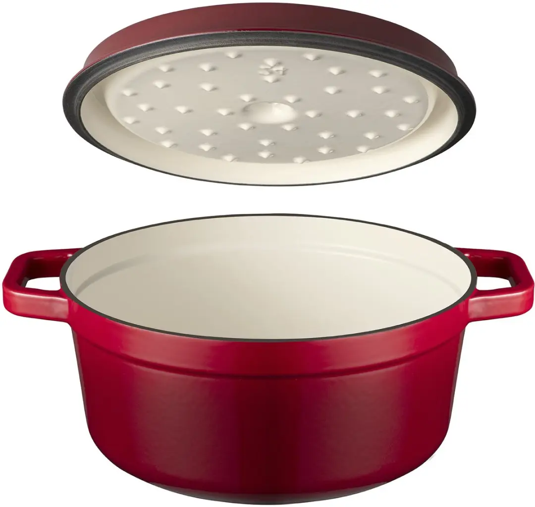 Sola Gietijzeren Braadpan 24cm - Rood