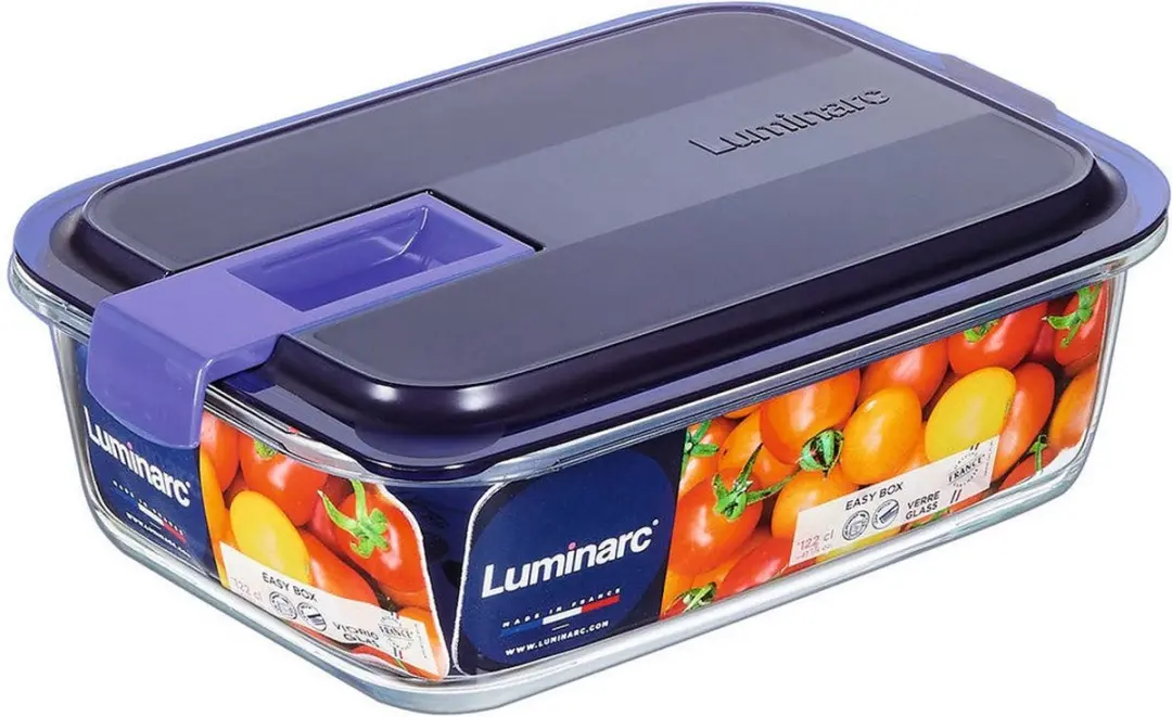 Luminarc Easy Box 122cl - Transparant/Blauw