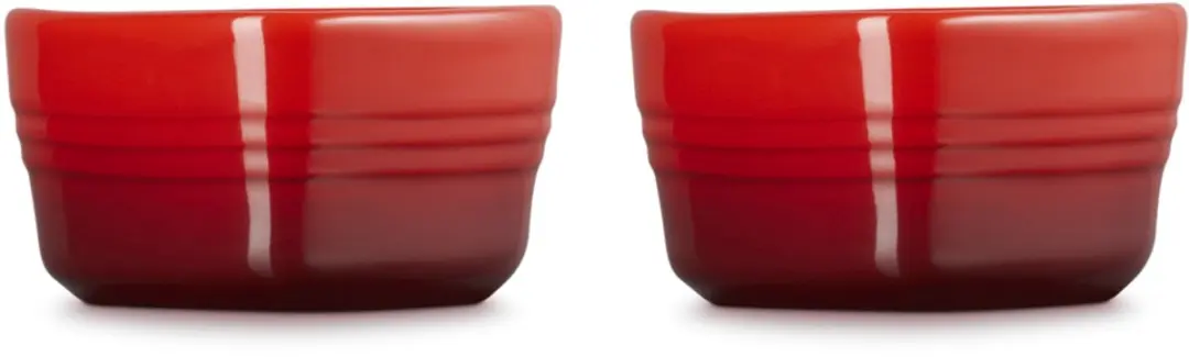 Le Creuset Ramekin Hart 11cm - 0,3L - 2 Stuks - Kersenrood