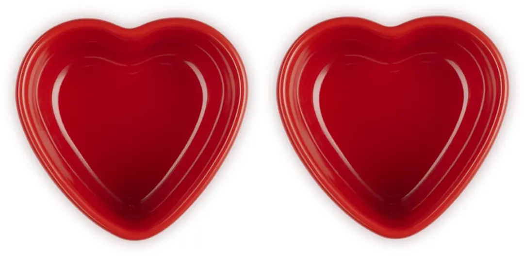 Le Creuset Ramekin Hart 11cm - 0,3L - 2 Stuks - Kersenrood