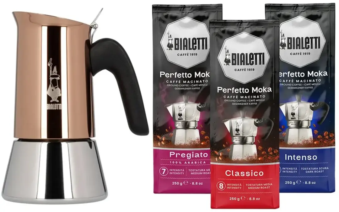 Bialetti Venus Copper Percolator 6 Koppen