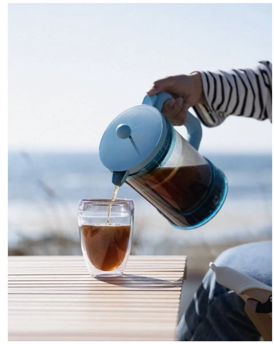 Bodum Bean Cafetière K11683-760S 1.5L - 12 Koppen - Blauw