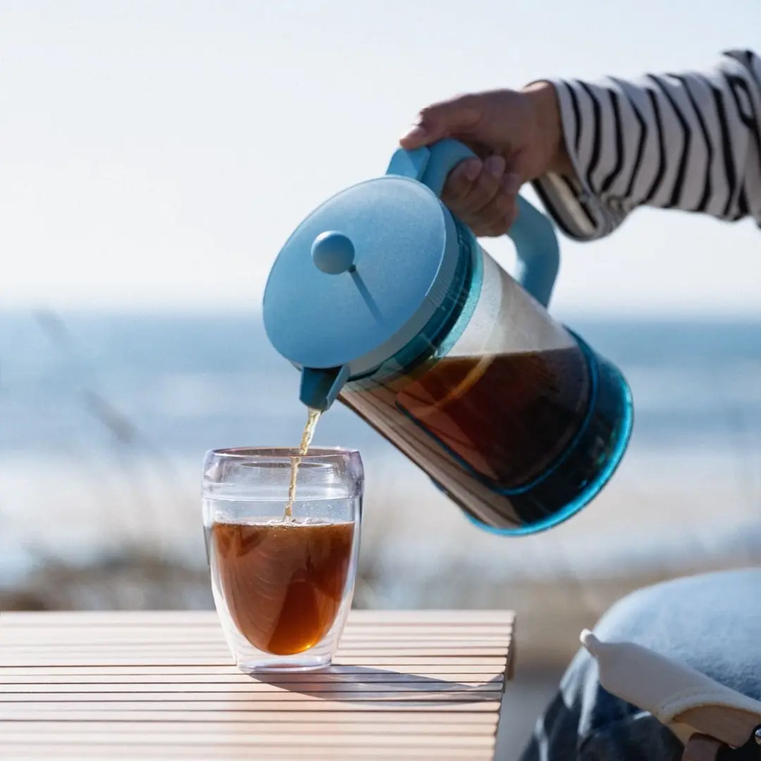 Bodum Bean Cafetière K11683-760S 1.5L - 12 Koppen - Blauw