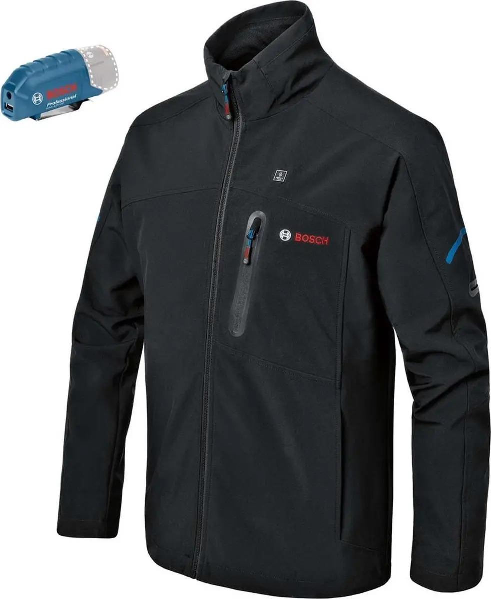 Bosch Professional GHJ 12+18V Verwarmde Jas - 3XL - Zwart