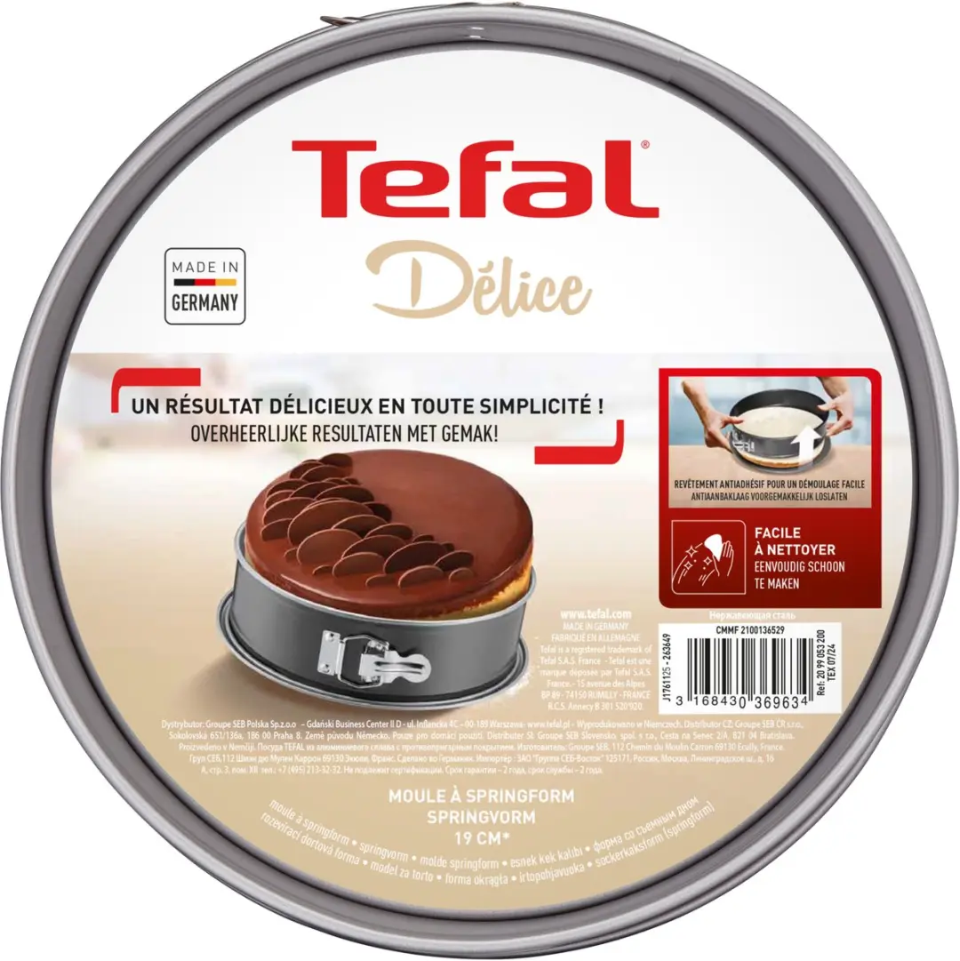 Tefal Delice Springvorm 25cm - Zwart - afbeelding 6 van 6