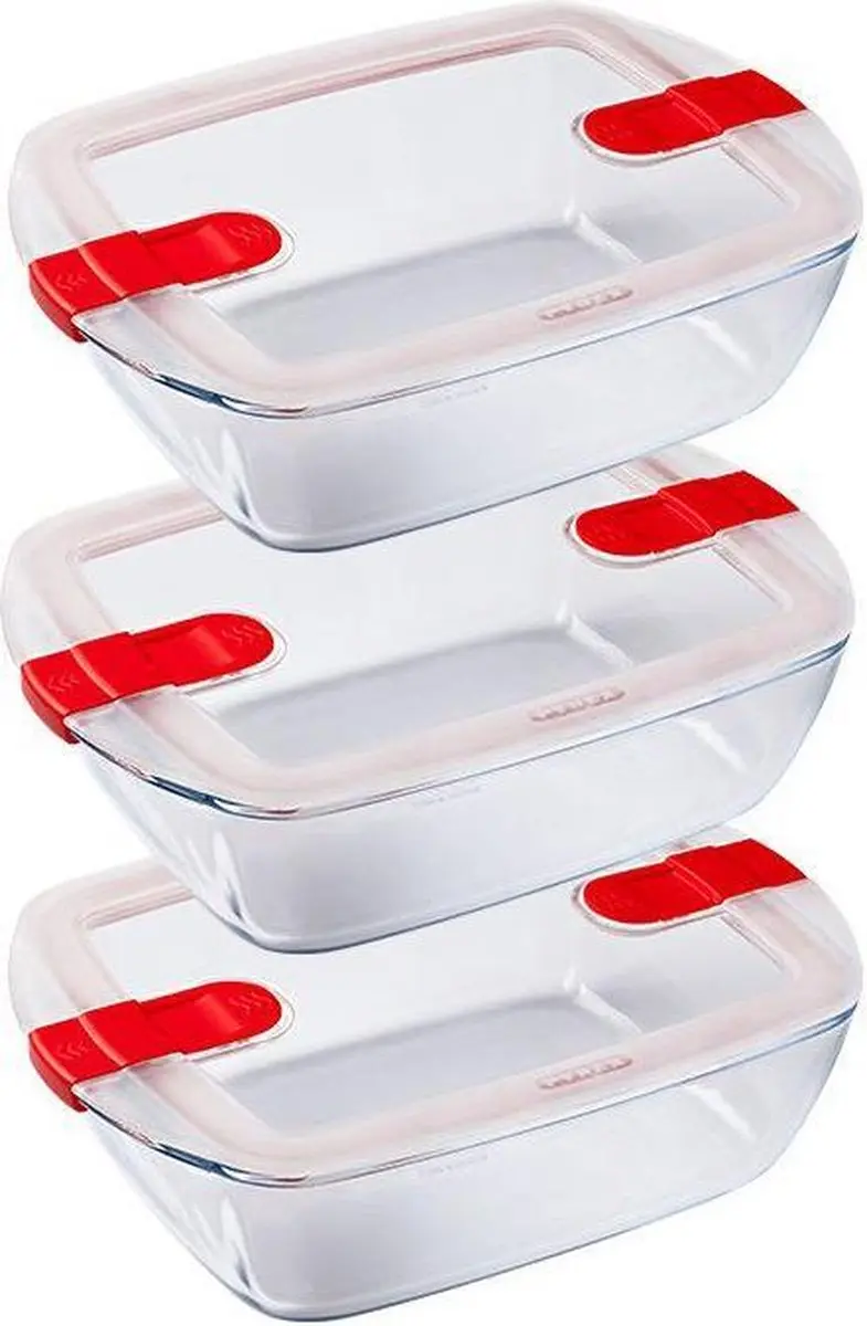 PYREX Cook & Heat Rechthoekige Ovenschaal 1,1L