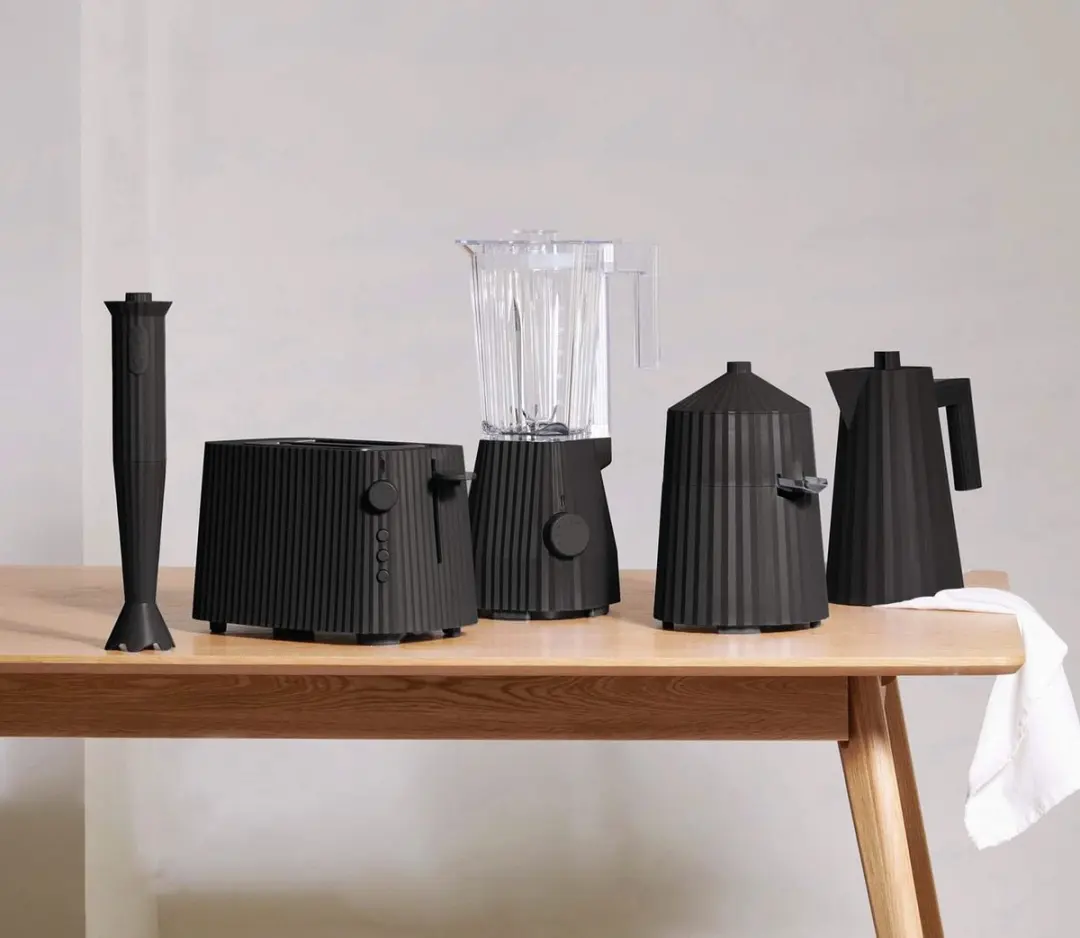 Alessi Plissé Weegschaal USB - Ø27,5 cm - Zwart