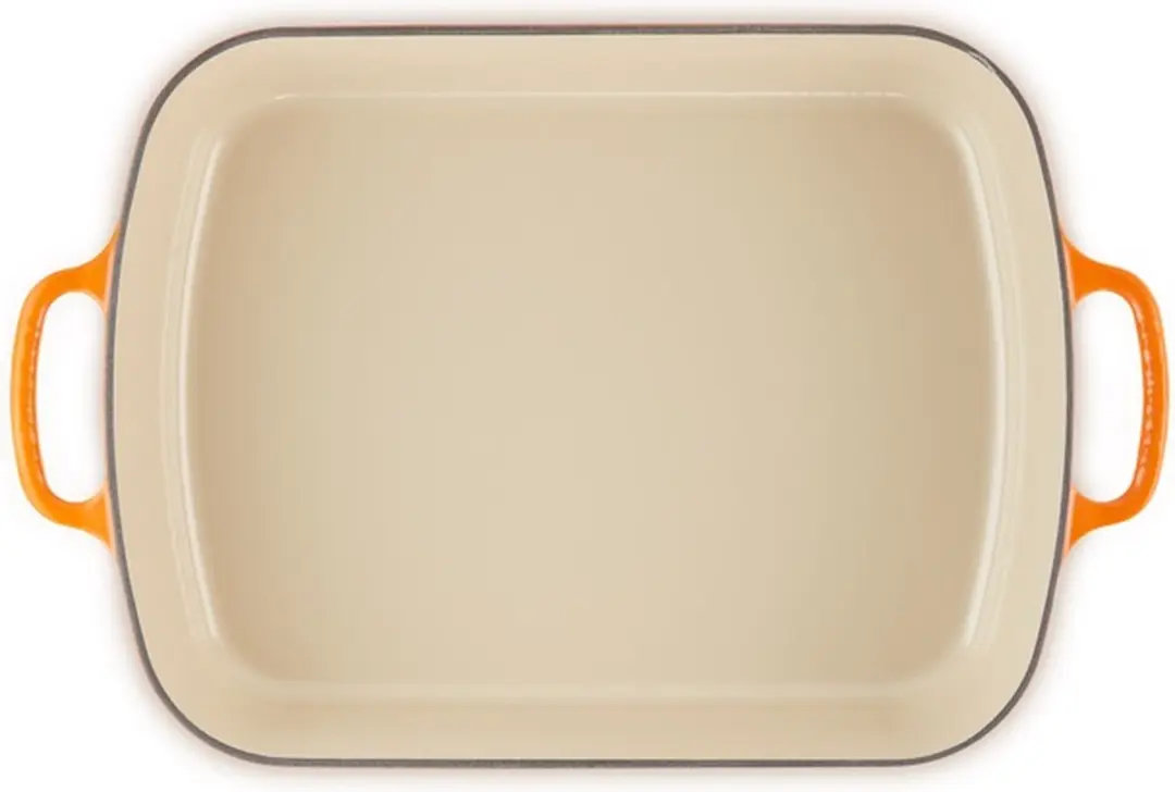Le Creuset Braadslede Signature Oranjerood 37x29cm - afbeelding 4 van 6