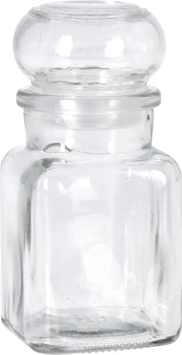Excellent Houseware Kruidenpotjes Set 4x 150ml
