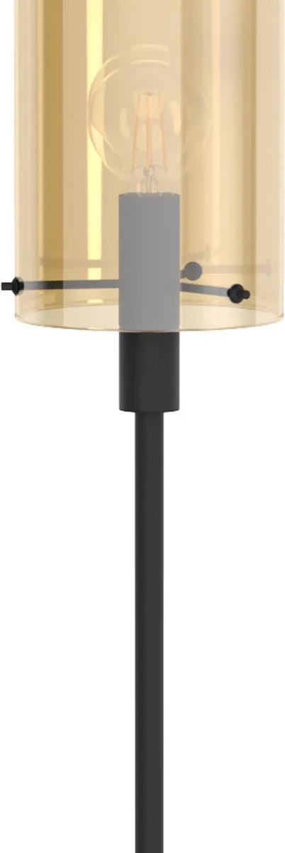 Eglo Polverara Vloerlamp - 1 Licht Ø18cm - Zwart