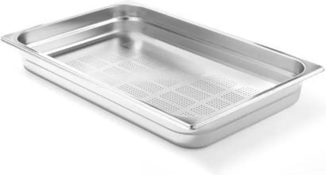 HENDI Gastronormbak 5L - Geperforeerd - 40mm - RVS