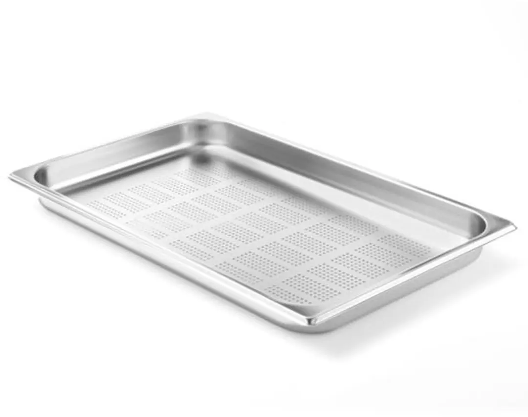 HENDI Gastronormbak 5L - Geperforeerd - 40mm - RVS