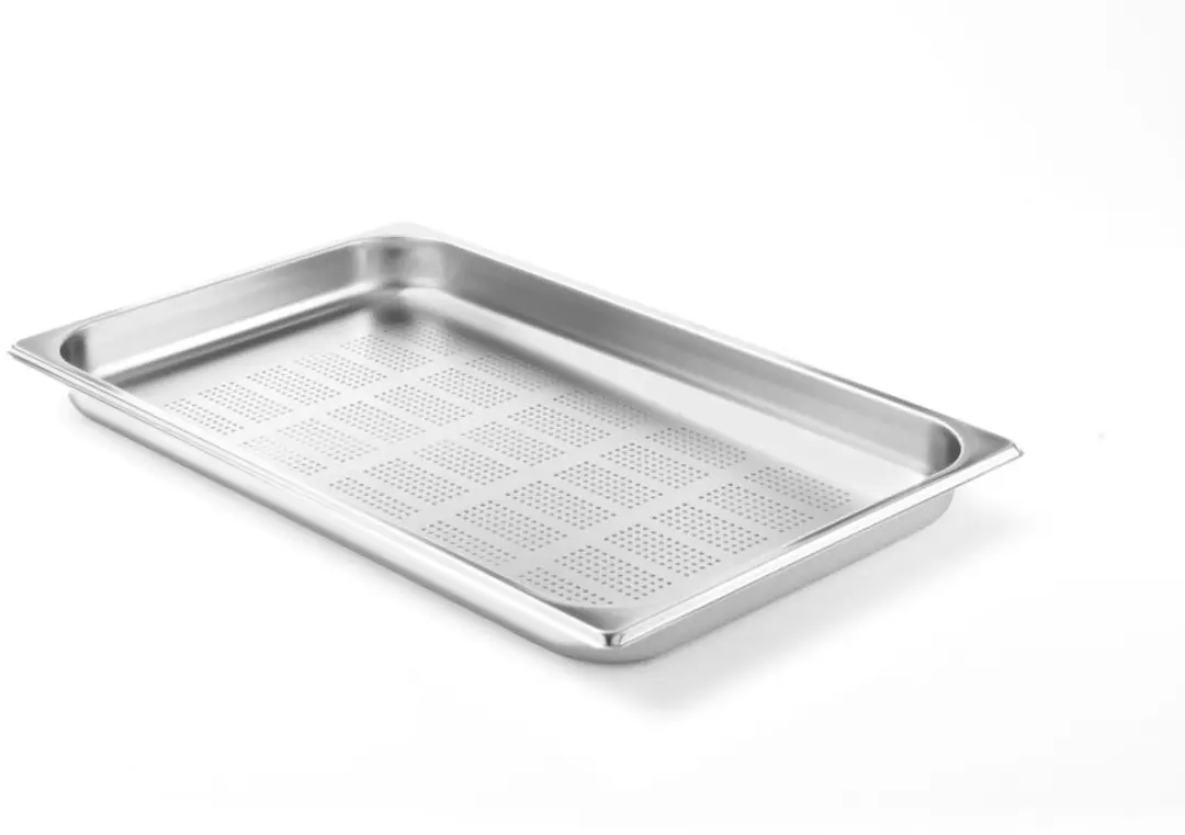 HENDI Gastronormbak 5L - Geperforeerd - 40mm - RVS