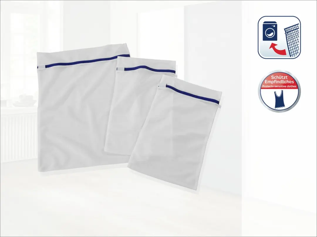 Leifheit Pegasus Waszakken Set 3 Stuks - 1kg - Blauw/Wit