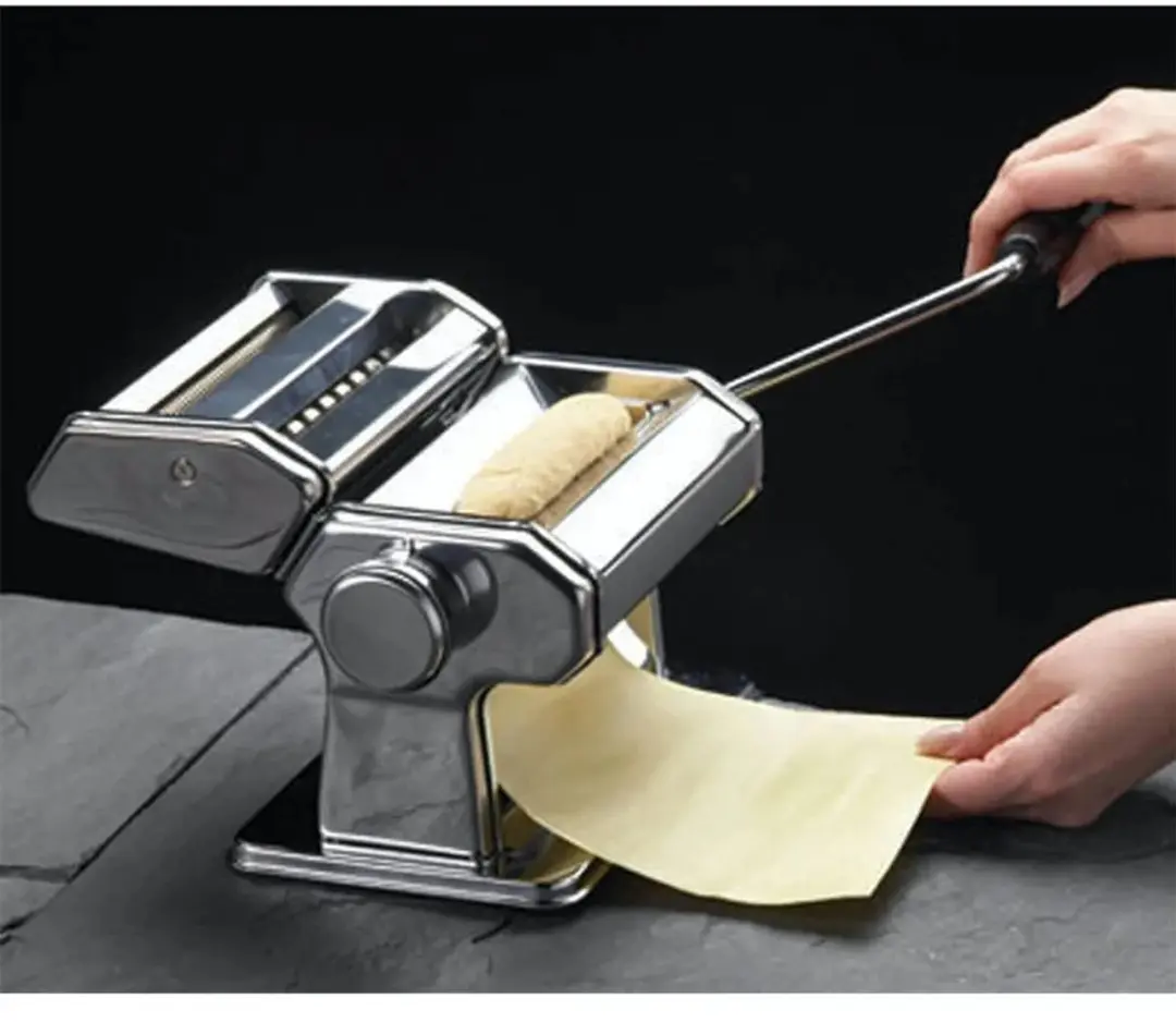 KitchenCraft World of Flavours Pastamachine - 9 Diktes - RVS