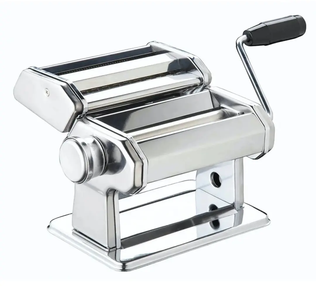 KitchenCraft World of Flavours Pastamachine - 9 Diktes - RVS