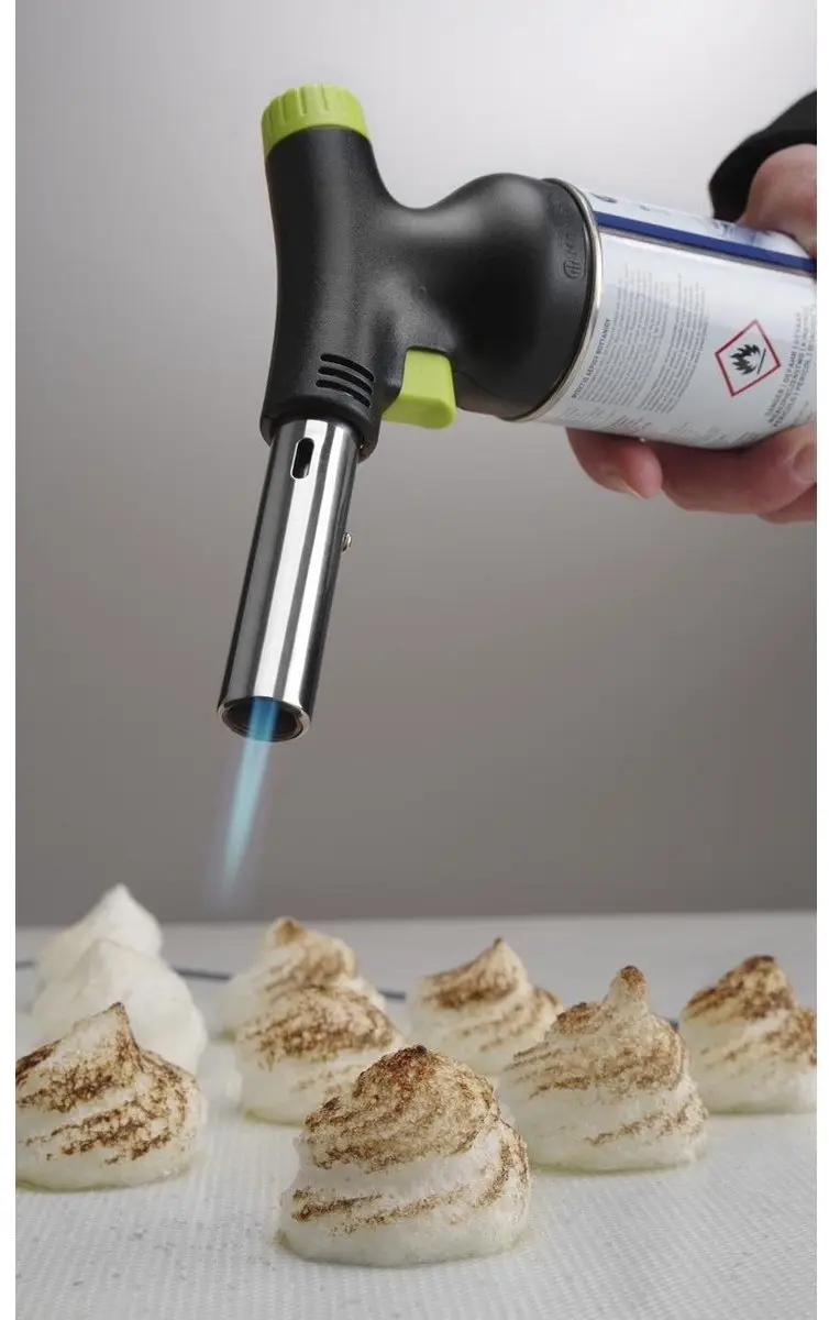 HENDI Koksbrander - Piëzo-ontsteking - Matzwart met groene accenten - afbeelding 6 van 6