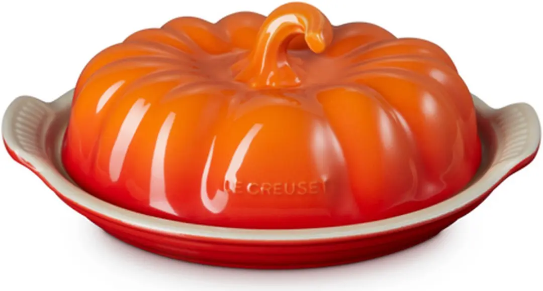 Le Creuset Botervloot "Pompoen" - Oranjerood
