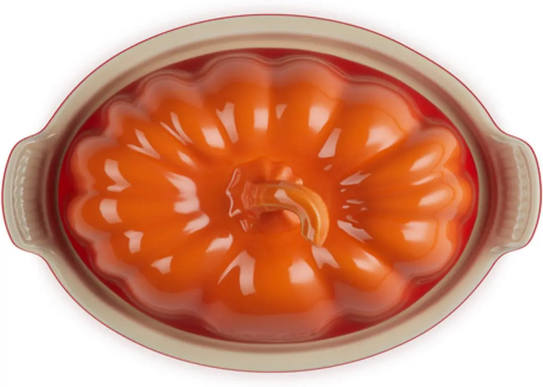 Le Creuset Botervloot "Pompoen" - Oranjerood