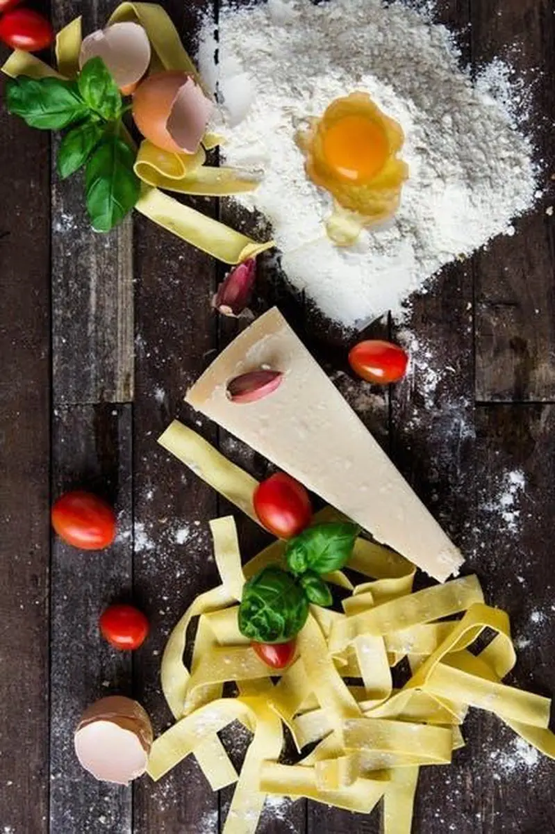 KitchenCraft World Of Flavours Pastamachine - 9 Diktes - Geel
