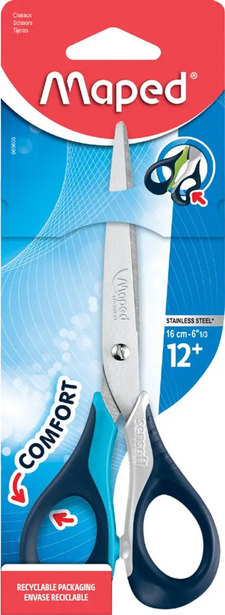 Maped Sensoft 3D 16cm Schaar - Assorti Kleuren