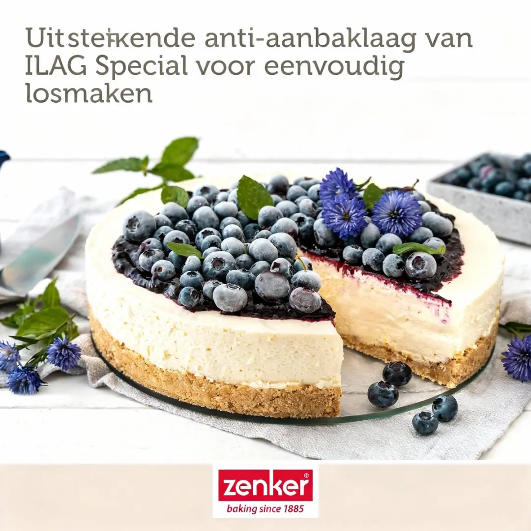Zenker Springvorm 26cm met deksel - Zwart