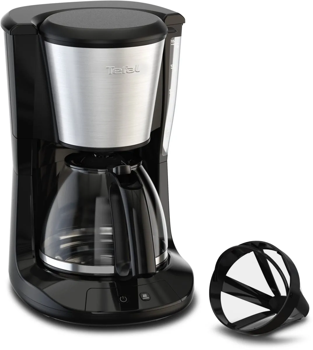 Tefal Subito CM5S1D Filterkoffiezetapparaat 1.25L - 15 Kopjes - Zwart