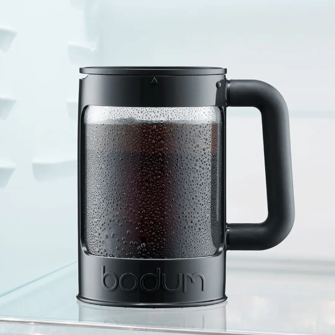 Bodum Bean Cafetière K11683-01 IJskoffie 1.5L - 12 Koppen - Zwart
