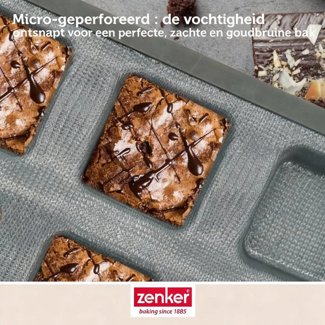 Zenker Siliconen Cakevorm 25cm - Grijs/Zwart