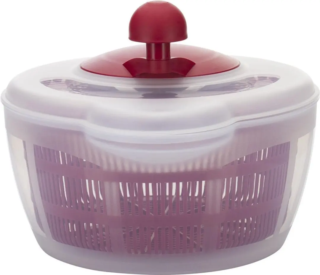 Westmark Slacentrifuge 5L - ø26cm - BPA-vrij - Fortuna 2432224R - Doorzichtig/Rood