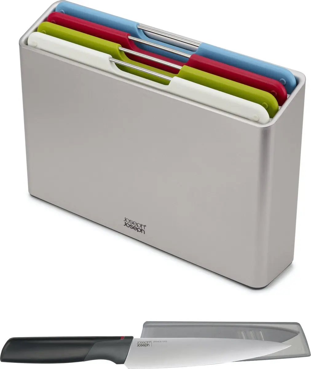 Joseph Joseph Folio 4 Snijplanken met Koksmes