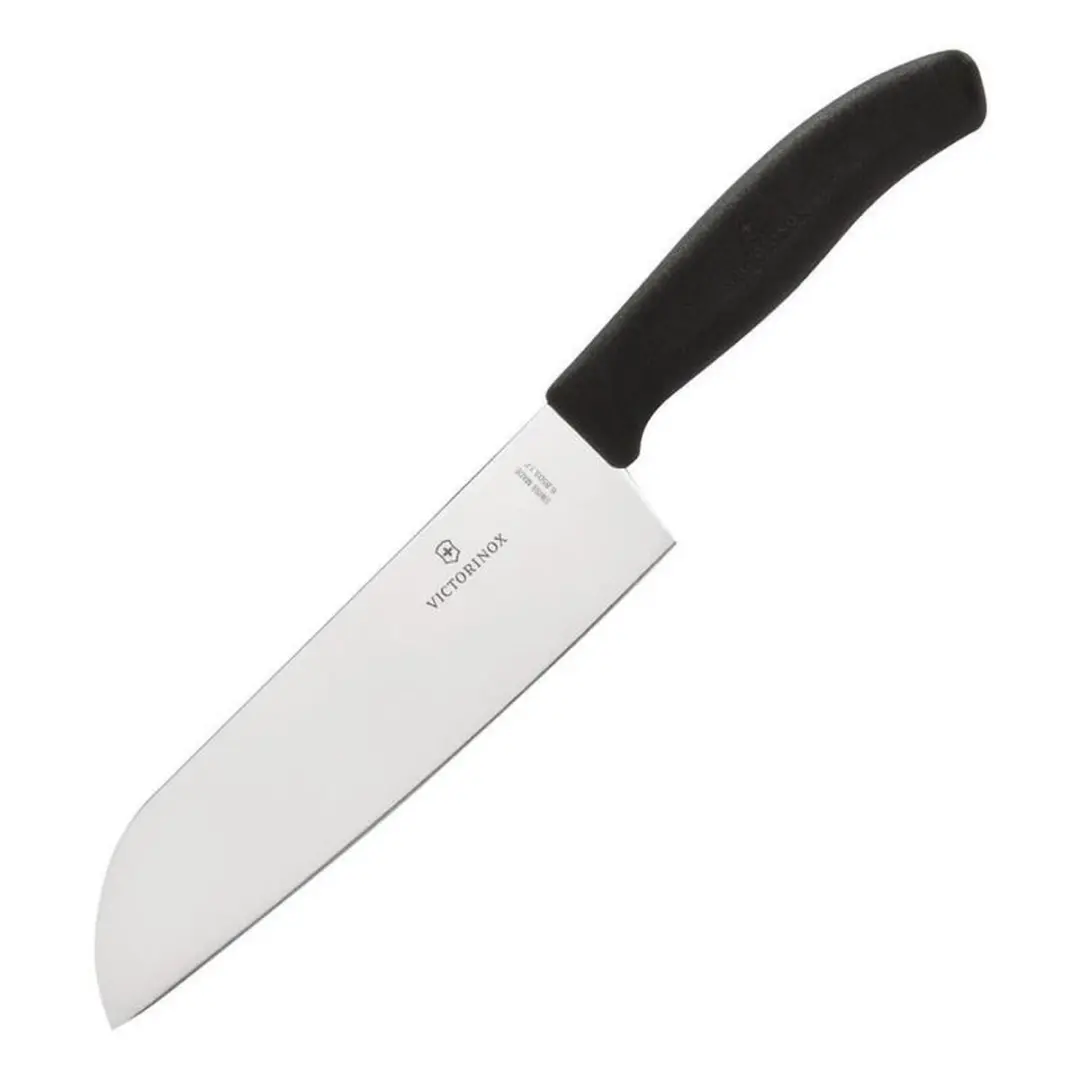 Victorinox Santokumes Fibrox 17cm - Zwart