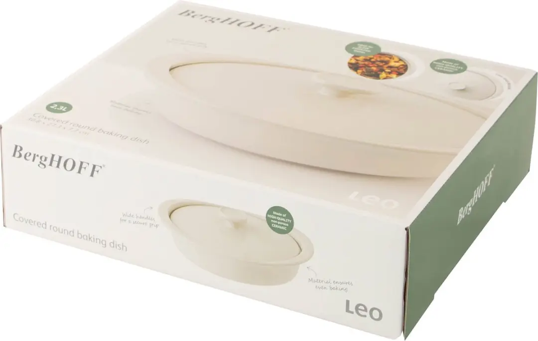 BergHOFF LEO Balance 2,4L Ronde Ovenschaal - Grijs