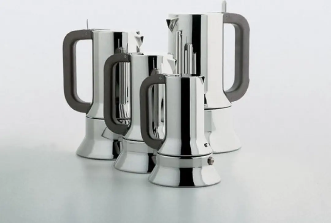 Alessi Espresso Koffiezetter 6-kops - Zilver - afbeelding 6 van 6