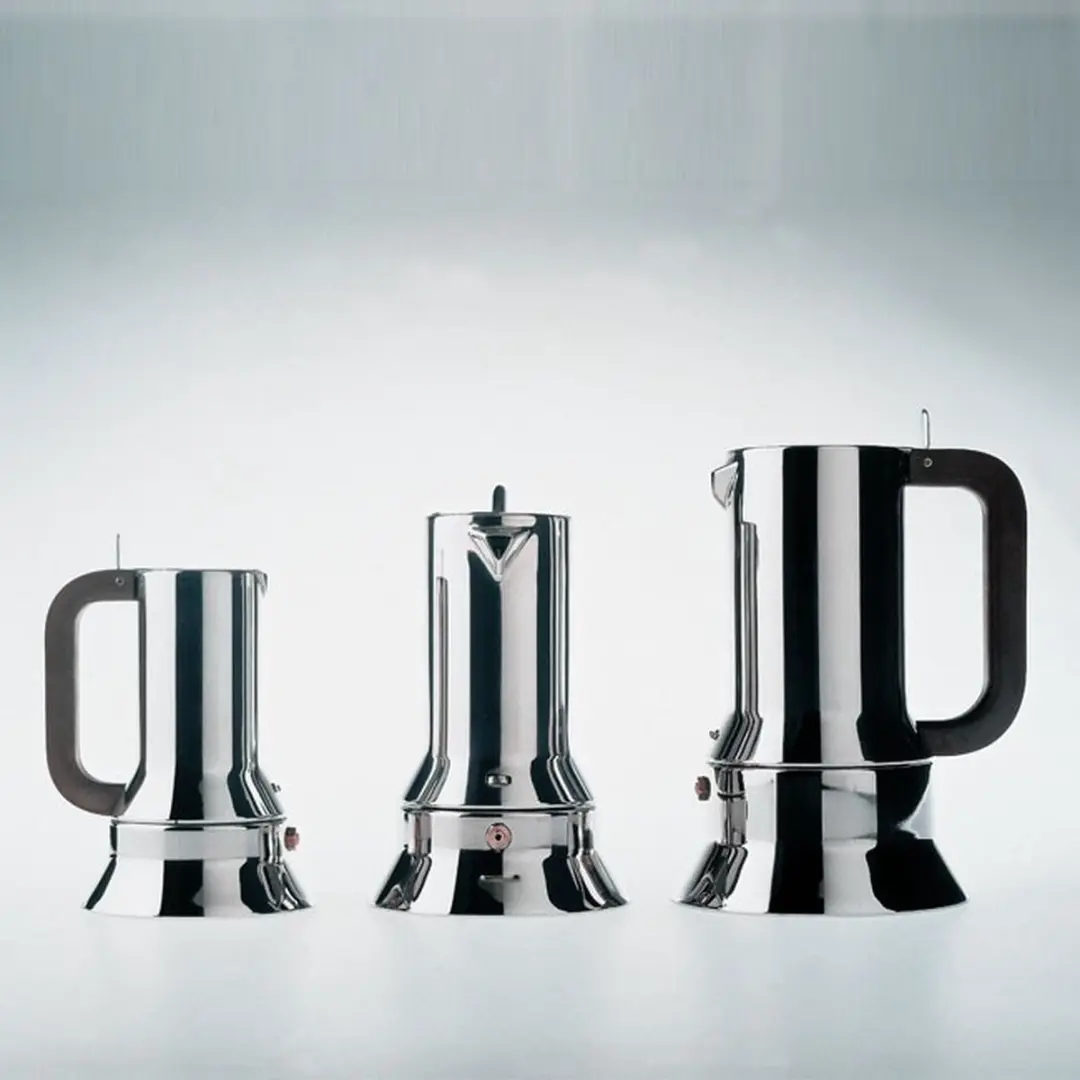 Alessi Espresso Koffiezetter 6-kops - Zilver