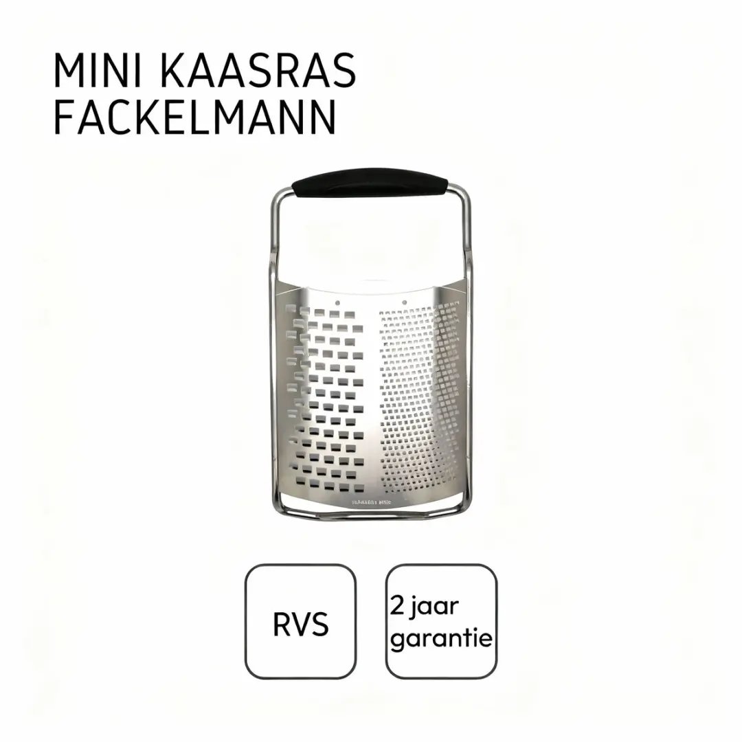 Fackelmann RVS Kaasrasp 2-in-1 22cm - 45372