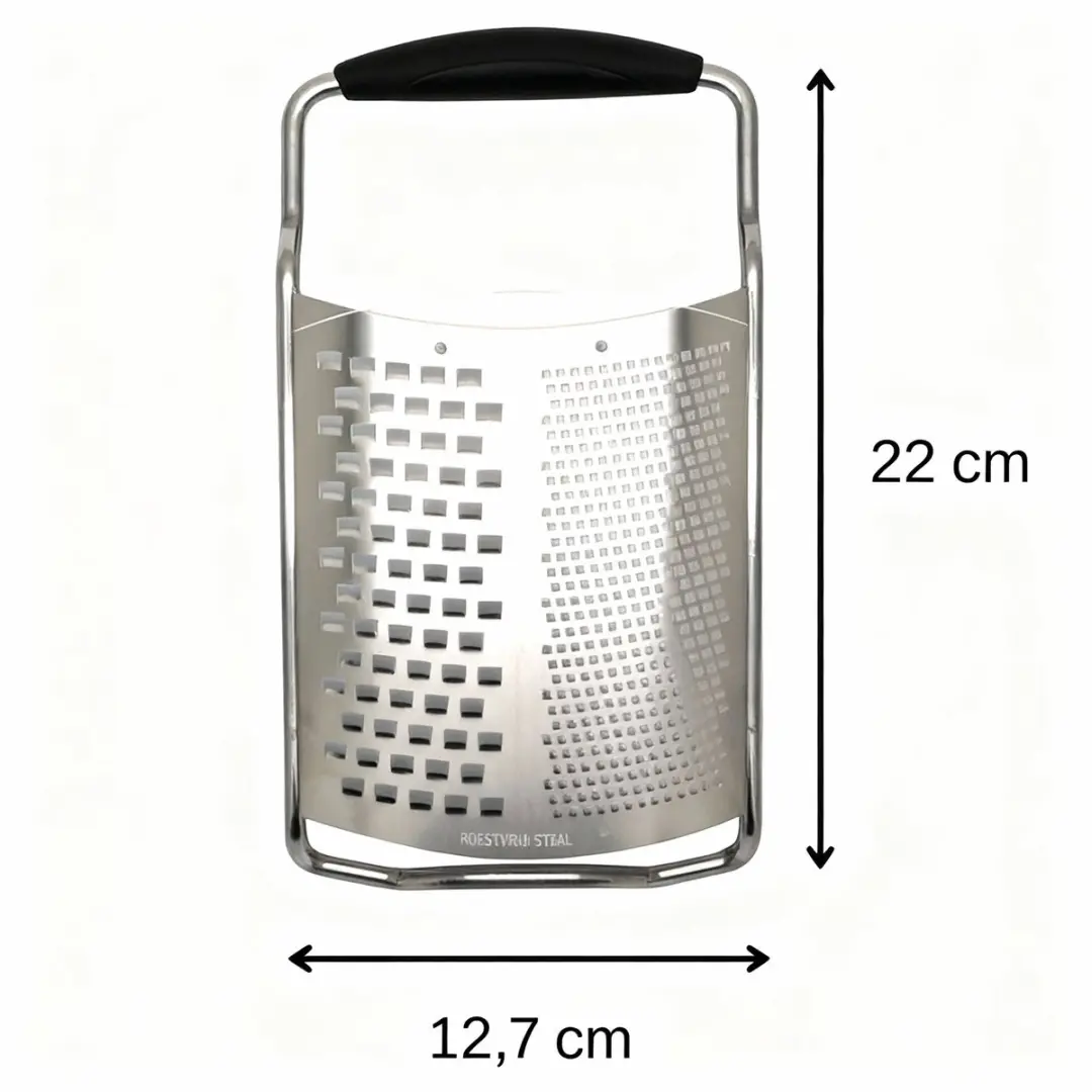 Fackelmann RVS Kaasrasp 2-in-1 22cm - 45372