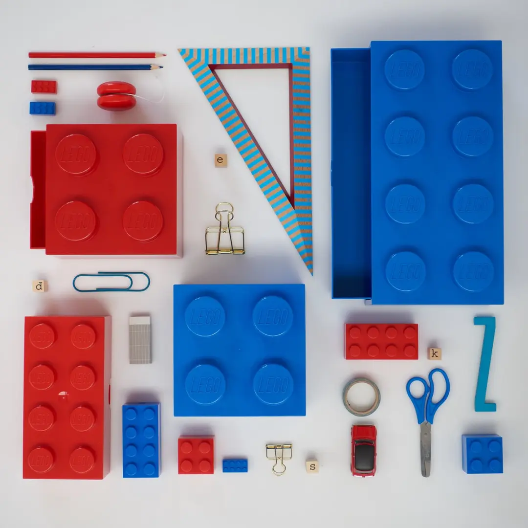 LEGO Opbergbox Mini Brick 8 - Rood
