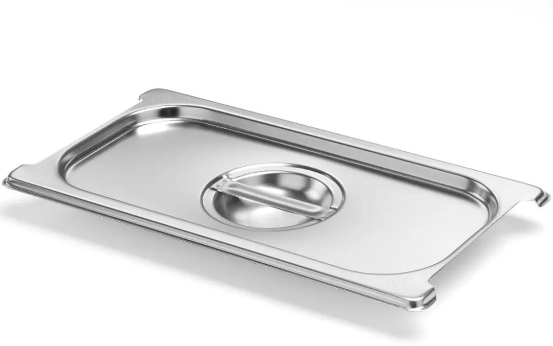 HENDI Deksel GN 325x265mm Roestvrij Staal - met Handgrepen