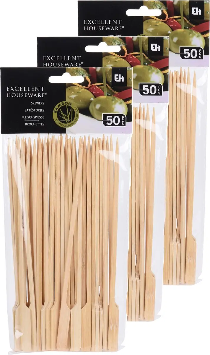 Excellent Houseware Bamboe Sateprikkers 20cm