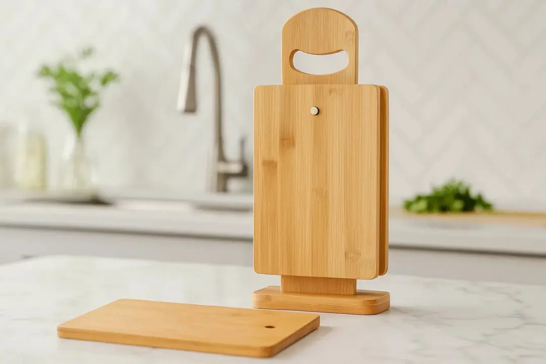 Cookinglife Organic Snijplankenset 4-delig Bamboe - 32,5x14cm