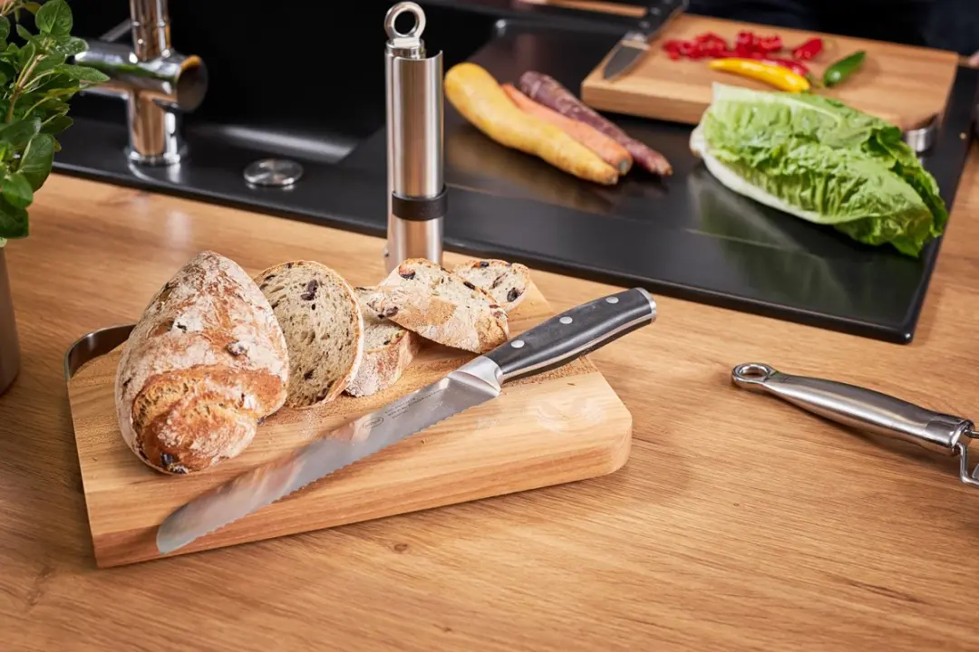 Rösle Traditioneel Broodmes 20cm - Zwart