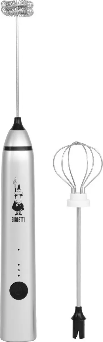 Bialetti Pro Silver Melkopschuimer Oplaadbaar