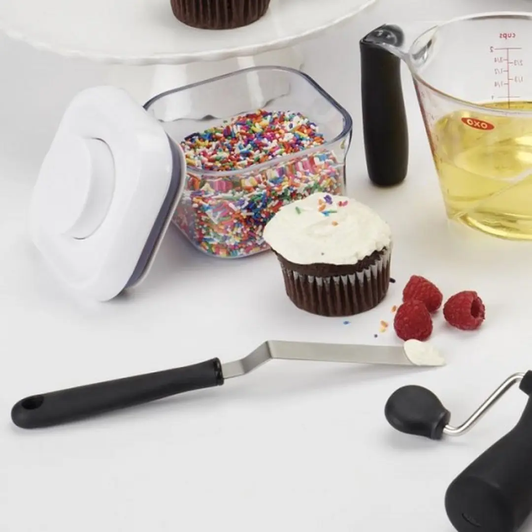 OXO Good Grips Glaceermes Cupcake - Zwart