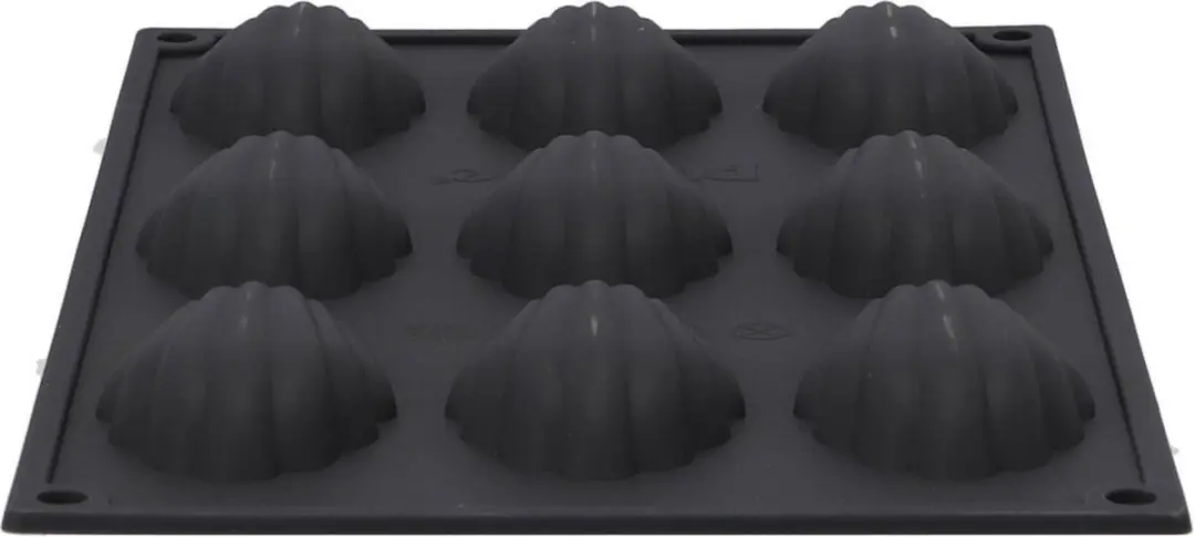 Patisse Bakvorm Starflex - 9 Stuks Zwart
